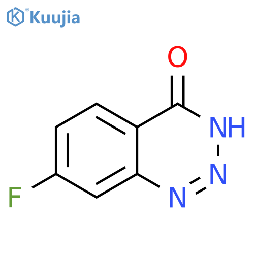 7-fluoro-3,4-dihydro-1,2,3-benzotriazin-4-one structure
