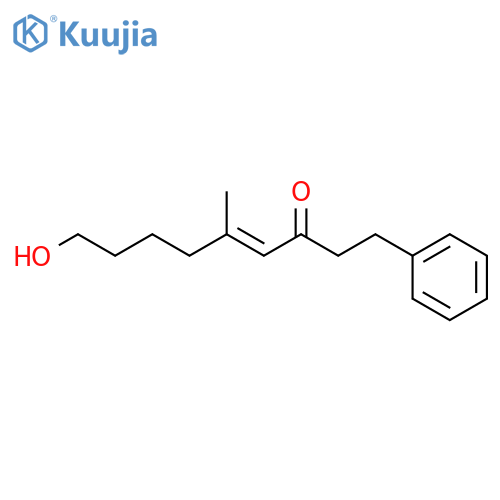 4-Nonen-3-one, 9-hydroxy-5-methyl-1-phenyl-, (4Z)- structure