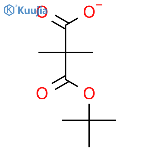 3-(tert-butoxy)-2,2-dimethyl-3-oxopropanoic acid structure