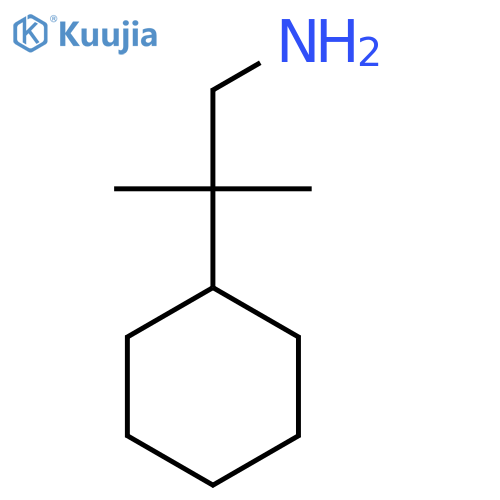 2-Cyclohexyl-2-methylpropan-1-amine structure