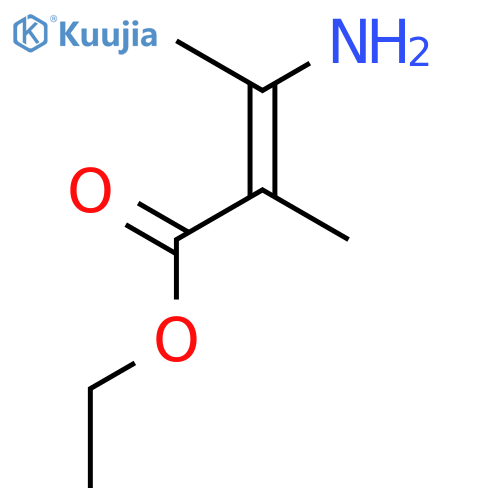2-Butenoic acid, 3-amino-2-methyl-, ethyl ester structure