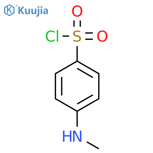 Benzenesulfonyl chloride, 4-(methylamino)- structure