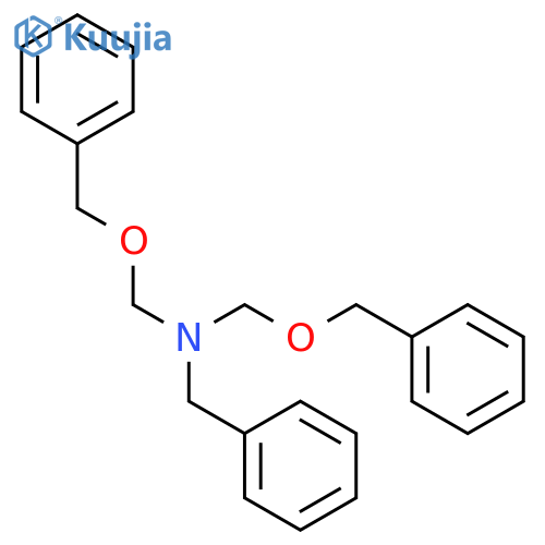 Benzenemethanamine, N,N-bis[(phenylmethoxy)methyl]- structure
