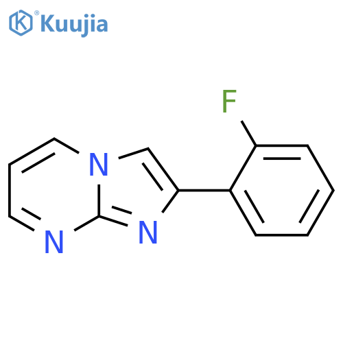 2-(2-fluorophenyl)-Imidazo[1,2-a]pyrimidine structure