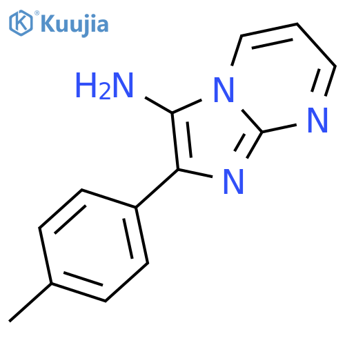 2-(4-methylphenyl)imidazo[1,2-a]pyrimidin-3-amine structure
