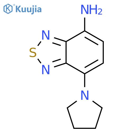 2,1,3-Benzothiadiazol-4-amine, 7-(1-pyrrolidinyl)- structure