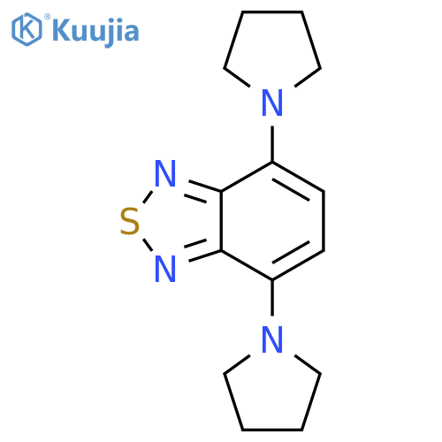 2,1,3-Benzothiadiazole, 4,7-bis(1-pyrrolidinyl)- structure