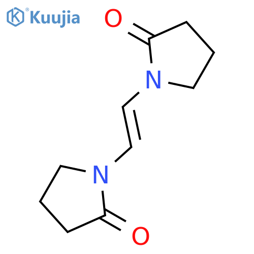 2-Pyrrolidinone, 1,1'-(1,2-ethenediyl)bis- structure