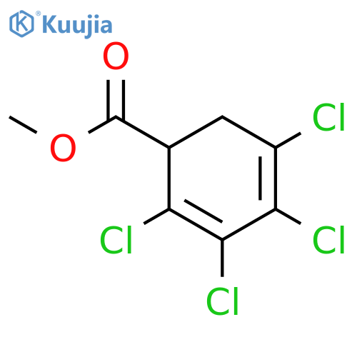 2,4-Cyclohexadiene-1-carboxylic acid, 2,3,4,5-tetrachloro-, methyl ester structure
