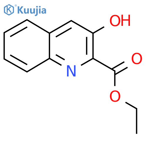 Ethyl 3-hydroxyquinoline-2-carboxylate structure