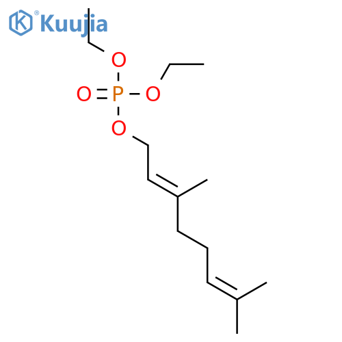 PHOSPHORIC ACID, 3,7-DIMETHYL-2,6-OCTADIENYL DIETHYL ESTER structure