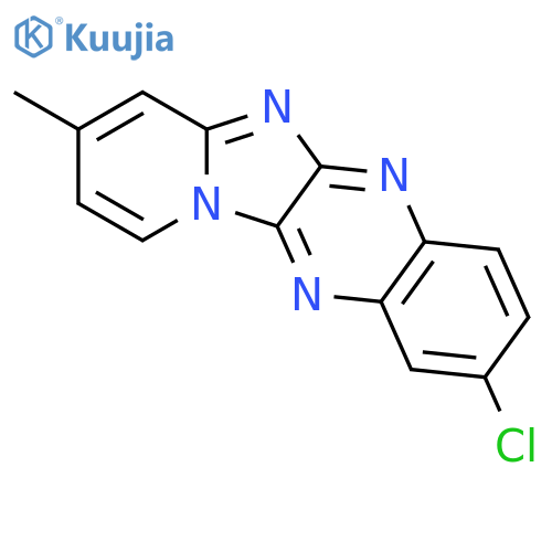 Pyrido[1',2':1,2]imidazo[4,5-b]quinoxaline, 9-chloro-3-methyl- structure