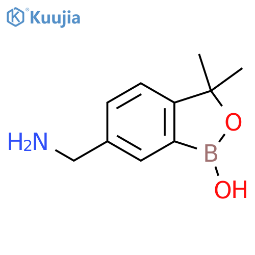 6-(aminomethyl)-3,3-dimethyl-1,3-dihydro-2,1-benzoxaborol-1-ol structure