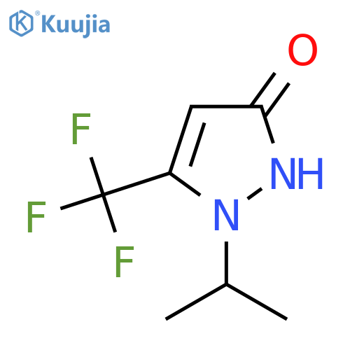 1-(Propan-2-yl)-5-(trifluoromethyl)-1H-pyrazol-3-ol structure