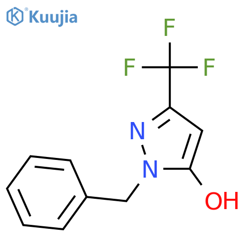 1-benzyl-3-(trifluoromethyl)-1h-pyrazol-5-ol structure