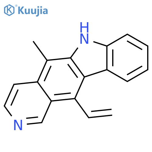 6H-Pyrido[4,3-b]carbazole, 11-ethenyl-5-methyl- structure