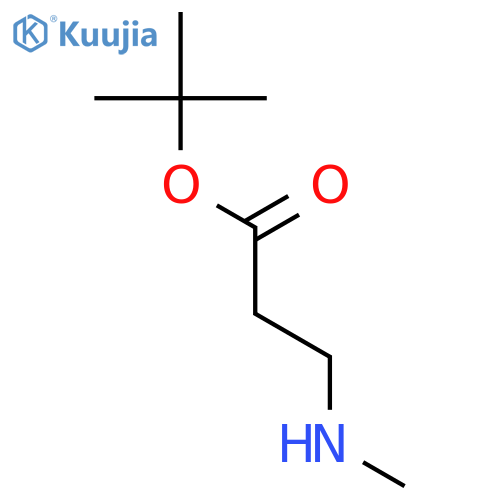 tert-butyl 3-(methylamino)propanoate structure