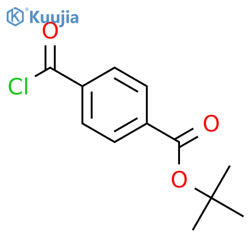 Benzoic acid, 4-(chlorocarbonyl)-, 1,1-dimethylethyl ester structure