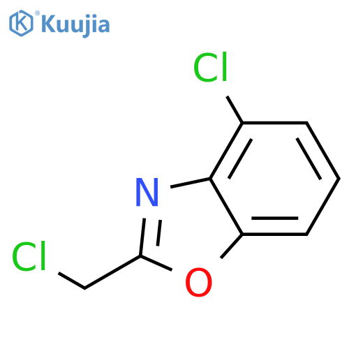 Benzoxazole, 4-chloro-2-(chloromethyl)- structure