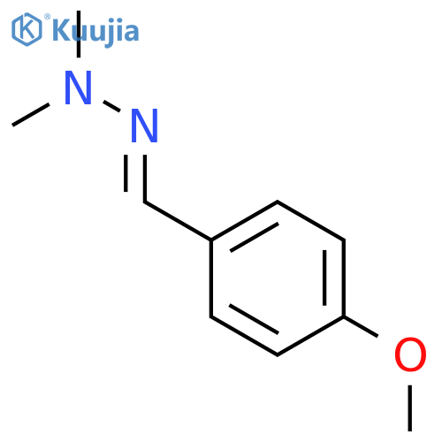 Benzaldehyde,4-methoxy-, 2,2-dimethylhydrazone structure