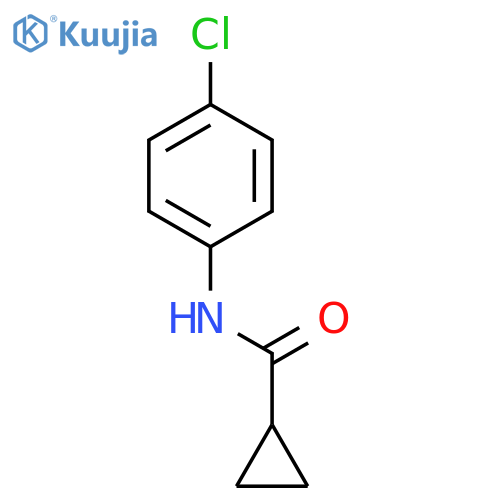 N-(4-Chlorophenyl)cyclopropanecarboxamide structure