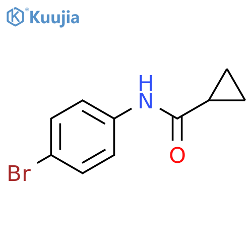 N-(4-bromophenyl)cyclopropanecarboxamide structure