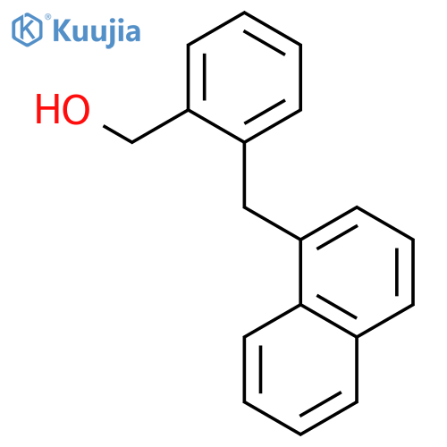Benzenemethanol, 2-(1-naphthalenylmethyl)- structure