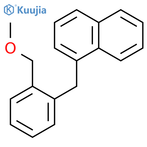 Naphthalene, 1-[[2-(methoxymethyl)phenyl]methyl]- structure