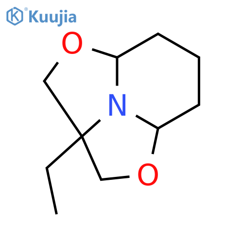 2H,6H-1,4-Dioxa-7b-azacyclopent[cd]indene, 2a-ethylhexahydro- structure