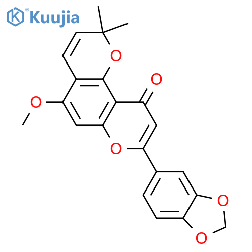 Vogelin J; 3'-Hydroxy, 3',4'-methylene, 7-Me ether structure