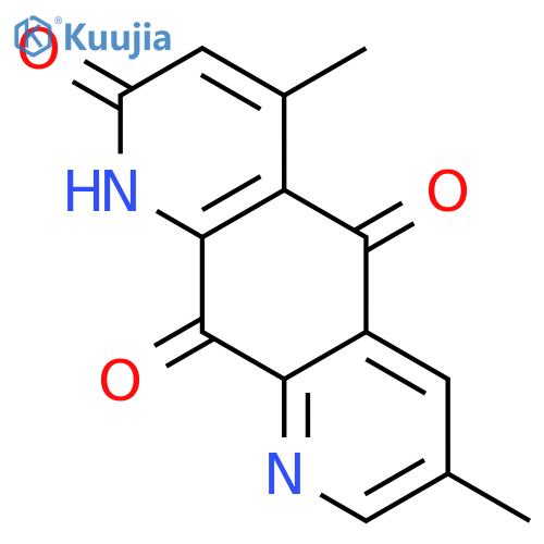 Pyrido[3,2-g]quinoline-2,5,10(1H)-trione, 4,7-dimethyl- structure