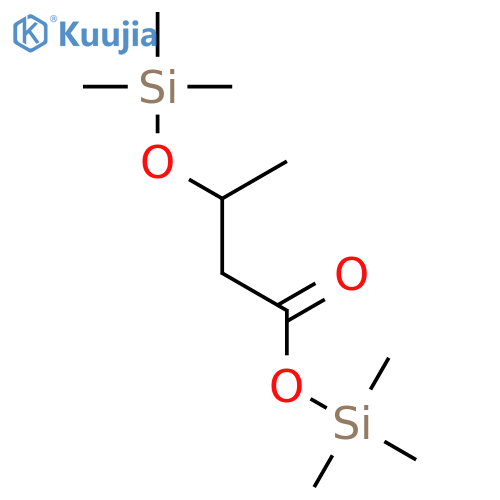 Butanoic acid, 3-[(trimethylsilyl)oxy]-, trimethylsilyl ester, (±)- structure
