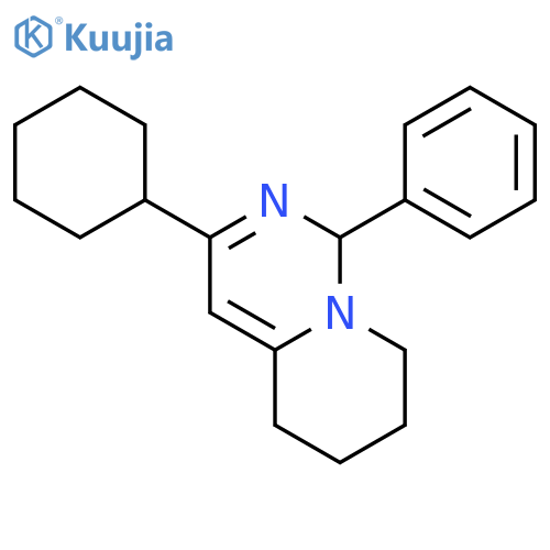 1H-Pyrido[1,2-c]pyrimidine, 3-cyclohexyl-5,6,7,8-tetrahydro-1-phenyl- structure
