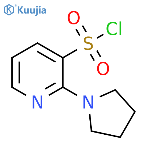 2-(pyrrolidin-1-yl)pyridine-3-sulfonyl chloride structure