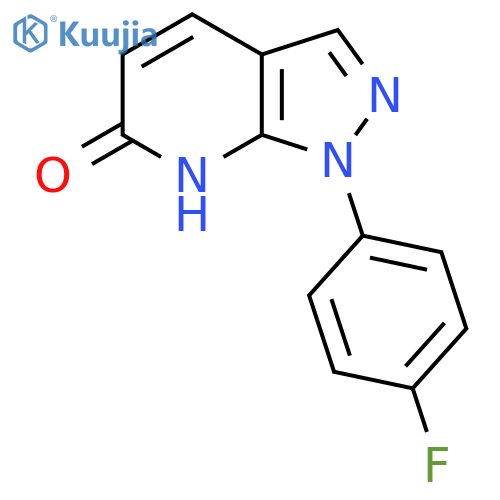 1-(4-Fluorophenyl)-1H-pyrazolo[3,4-b]pyridin-6(7H)-one structure