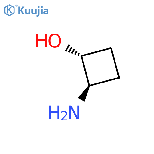 Cyclobutanol, 2-amino-, trans-(±)- structure