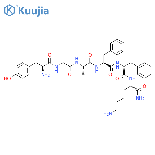 L-Lysinamide, L-tyrosylglycyl-L-alanyl-L-phenylalanyl-L-phenylalanyl- structure