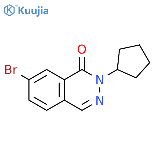 7-Bromo-2-cyclopentyl-2H-phthalazin-1-one structure