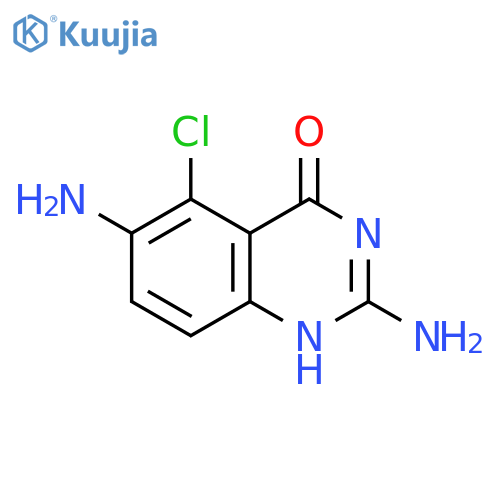 2,6-diamino-5-chloro-3,4-dihydroquinazolin-4-one structure