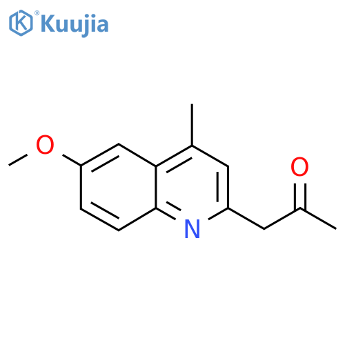1-(6-Methoxy-4-methylquinolin-2-yl)propan-2-one structure