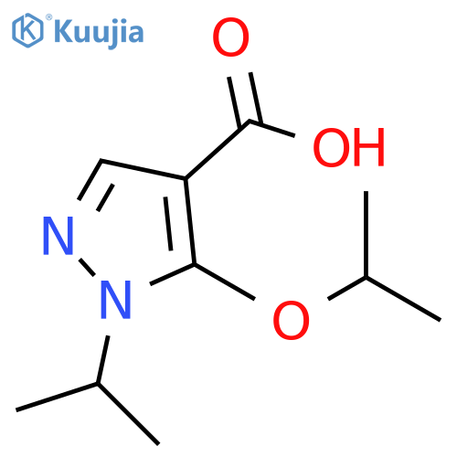 5-Isopropoxy-1-isopropyl-1H-pyrazole-4-carboxylic acid structure