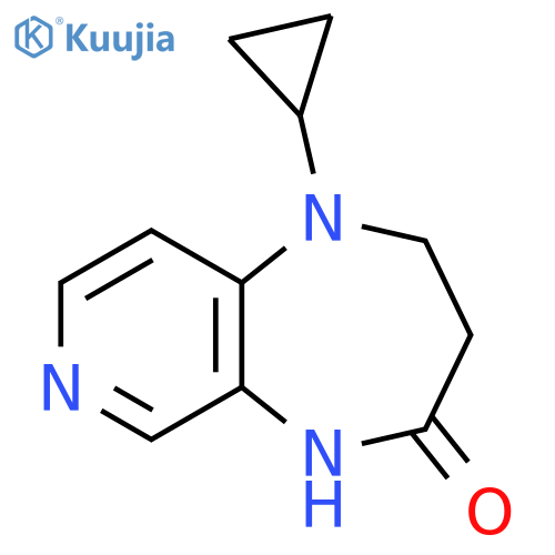 5-Cyclopropyl-5,6,7,9-tetrahydro-2,5,9-triaza-benzocyclohepten-8-one structure