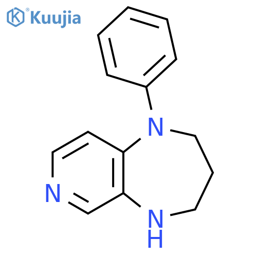 5-Phenyl-6,7,8,9-tetrahydro-5H-2,5,9-triaza-benzocycloheptene structure