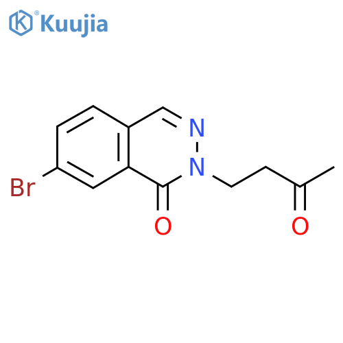 7-Bromo-2-(3-oxobutyl)phthalazin-1(2H)-one structure