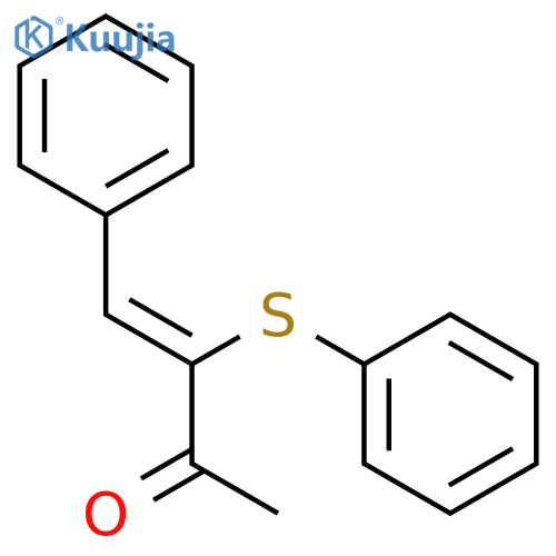 3-Buten-2-one, 4-phenyl-3-(phenylthio)- structure