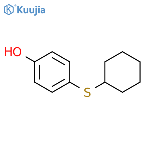 Phenol,4-(cyclohexylthio)- structure