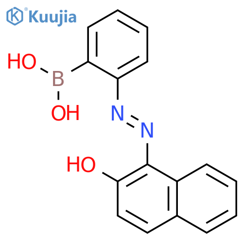 Boronic acid, [[(2-hydroxy-1-naphthalenyl)azo]phenyl]- structure