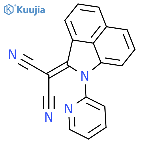 Propanedinitrile, [1-(2-pyridinyl)benz[cd]indol-2(1H)-ylidene]- structure