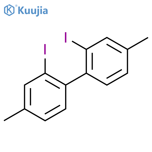 1,1'-Biphenyl, 2,2'-diiodo-4,4'-dimethyl- structure