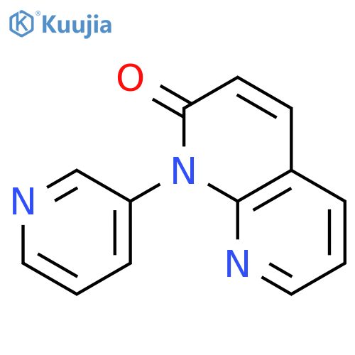 1,8-Naphthyridin-2(1H)-one, 1-(3-pyridinyl)- structure
